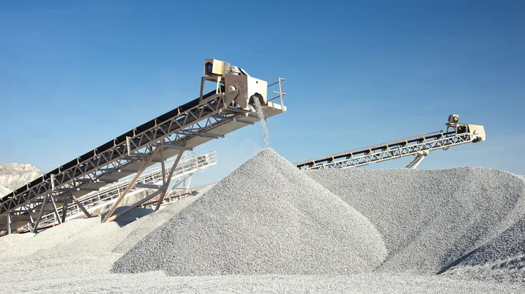 Fine crusher dust and aggregate bypass stockpile supplied in Zanzibar
